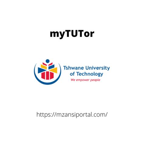 tshwane university mytutor